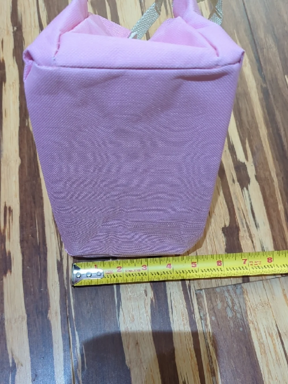 Hello Kitty Cherry Accent Pink Polka Dot Kids Insulated Pouch Bag